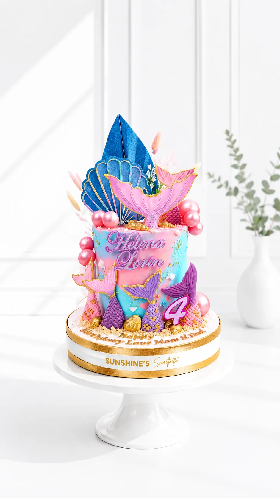 Mermaid Birthday Cake | Under the Sea Cake | 02