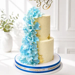 2-Tier Elegant Wedding Cake | Engagement & Anniversary Cake | 02