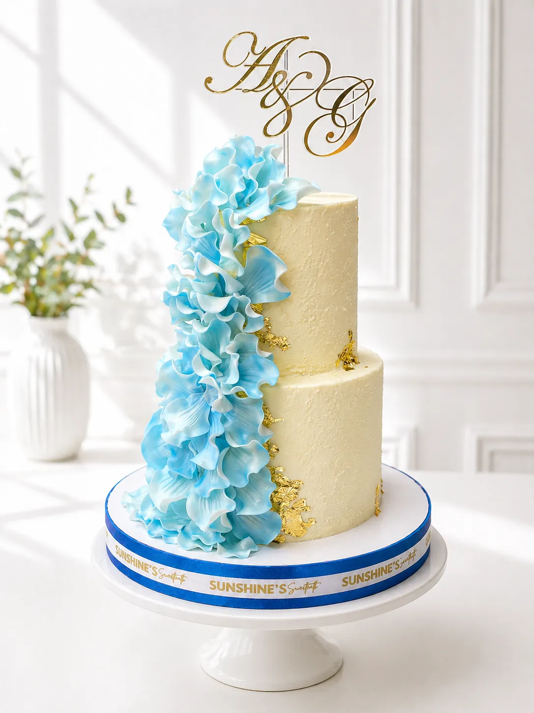 2-Tier Elegant Wedding Cake | Engagement & Anniversary Cake | 02
