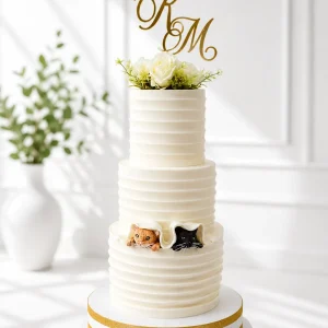 3-Tier Elegant Wedding Cake | Engagement & Anniversary Cake | 02