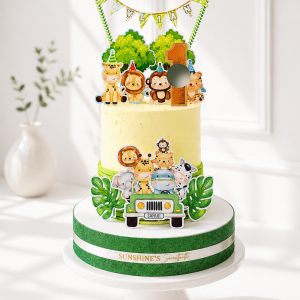 Safari Animals Birthday Cake | Jungle Cake | 02