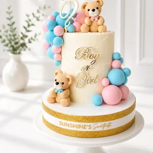 Gender Reveal Cake | Boy or Girl? He or She? Cake | 02
