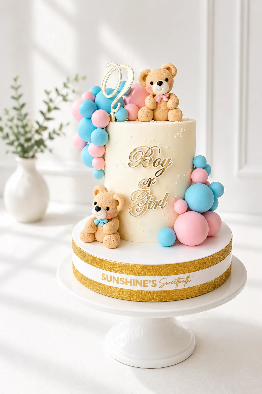 Gender Reveal Cake | Boy or Girl? He or She? Cake | 02