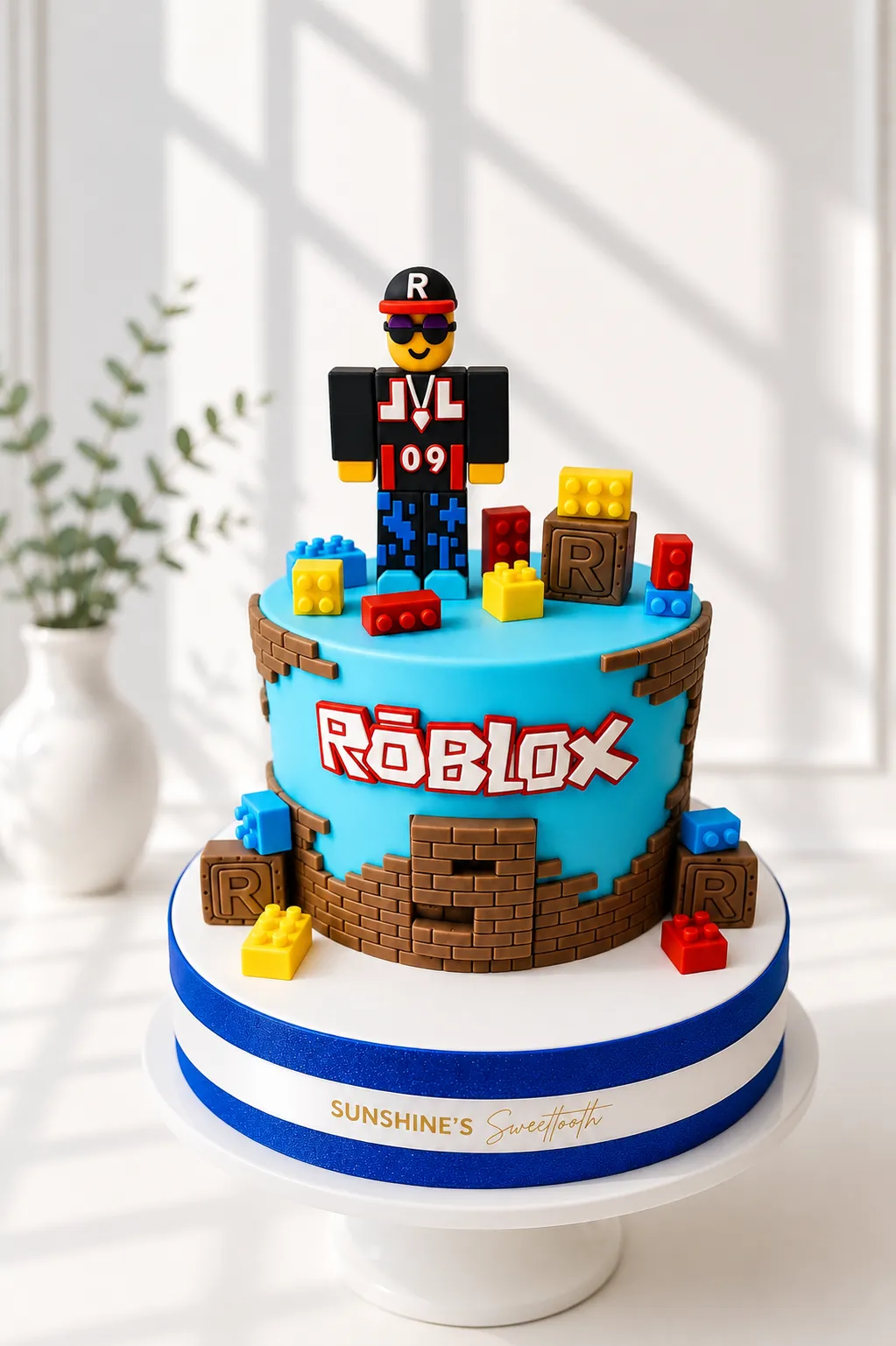 Roblox Birthday Cake | Gaming Theme Cake | 02