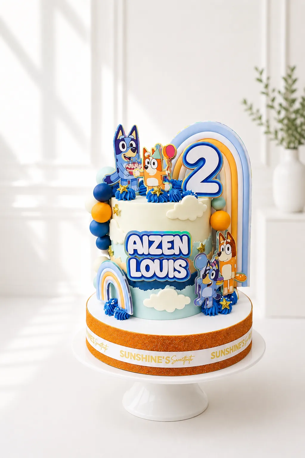 Bluey Birthday Cake | Cartoon Theme Cake | 02