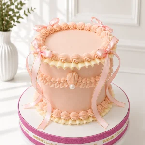 Vintage Buttercream Cake | Lambeth Style Cake | 02