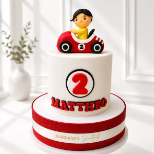 Formula 1 Birthday Cake | F1 Race Car Cake | 02