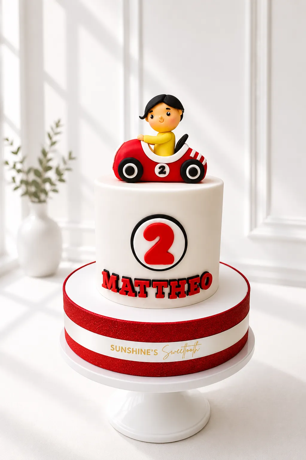 Formula 1 Birthday Cake | F1 Race Car Cake | 02