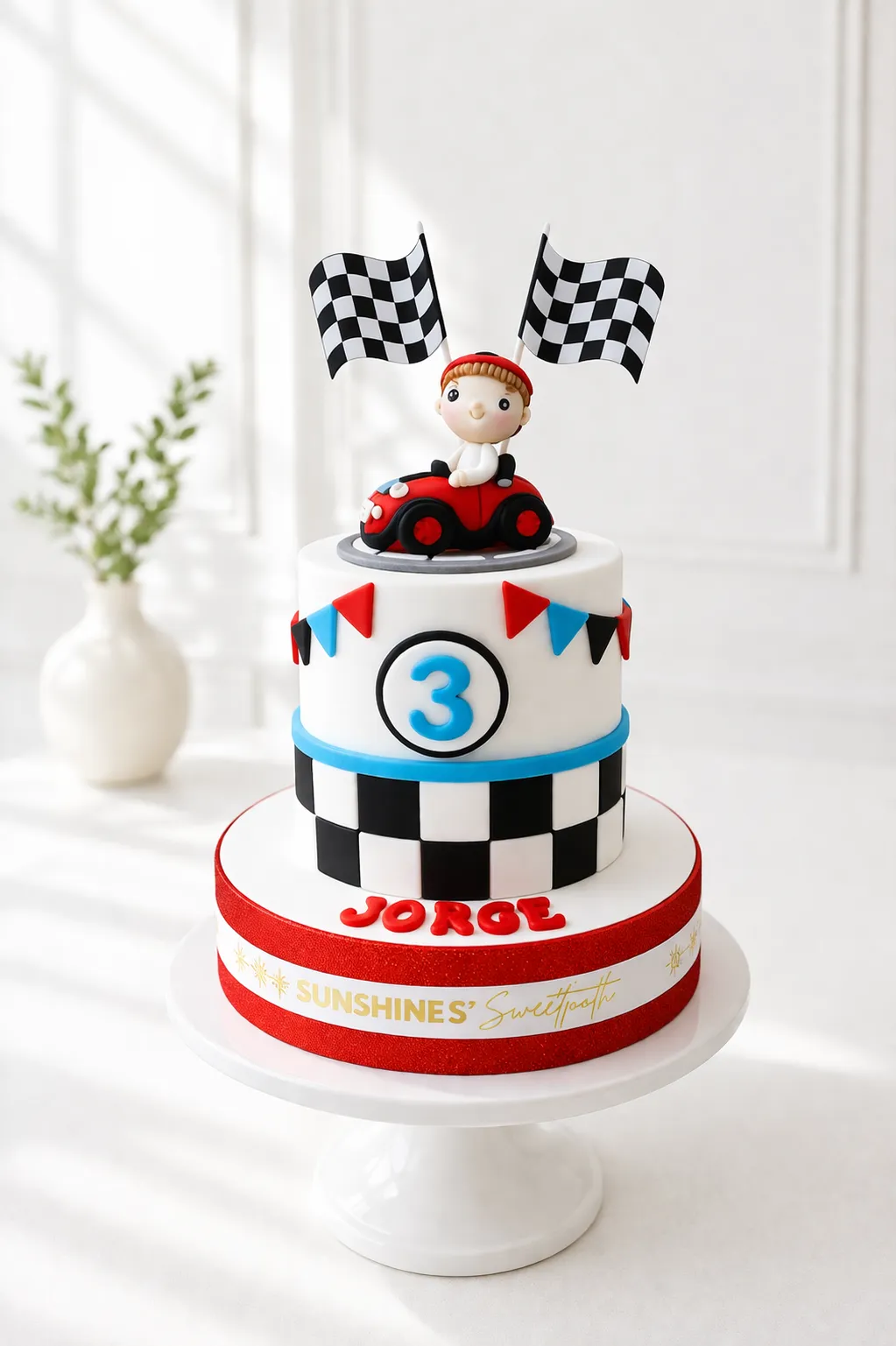Formula 1 Birthday Cake | F1 Race Car Cake | 03