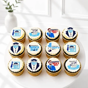 International Men's Day Cupcakes | Corporate Cupcakes | 6-Piece Set | 01
