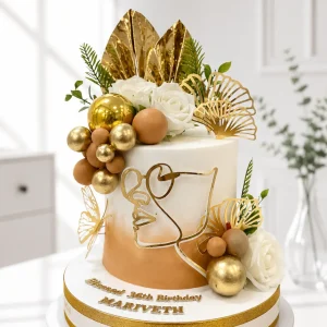 Boho Birthday Cake | Bohemian Style Cake | 02