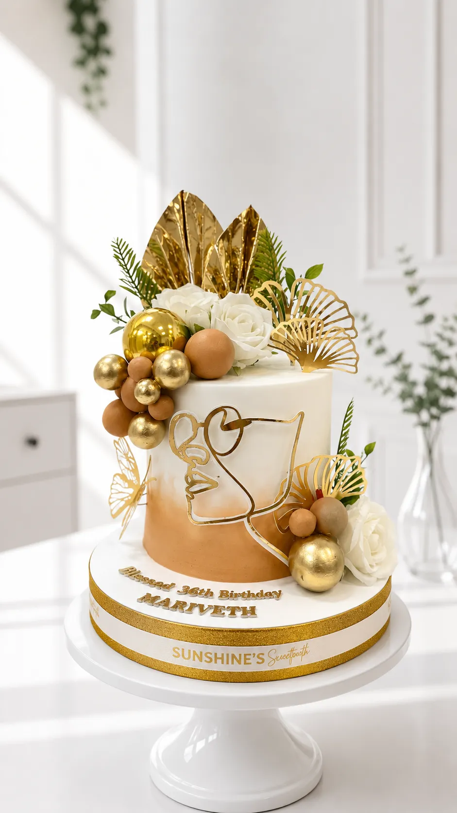 Boho Birthday Cake | Bohemian Style Cake | 02