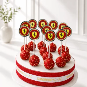 Car Cake Pops | Vehicle Theme Cake Pops | 02