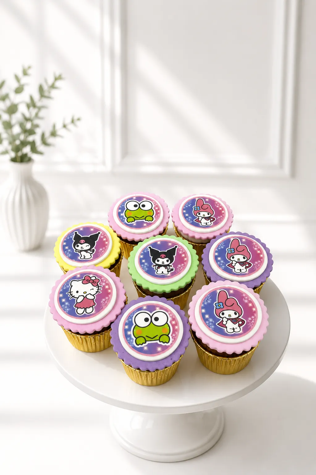Sanrio & Friends Cupcakes | Kuromi Cupcakes | 6-Piece Set | 01