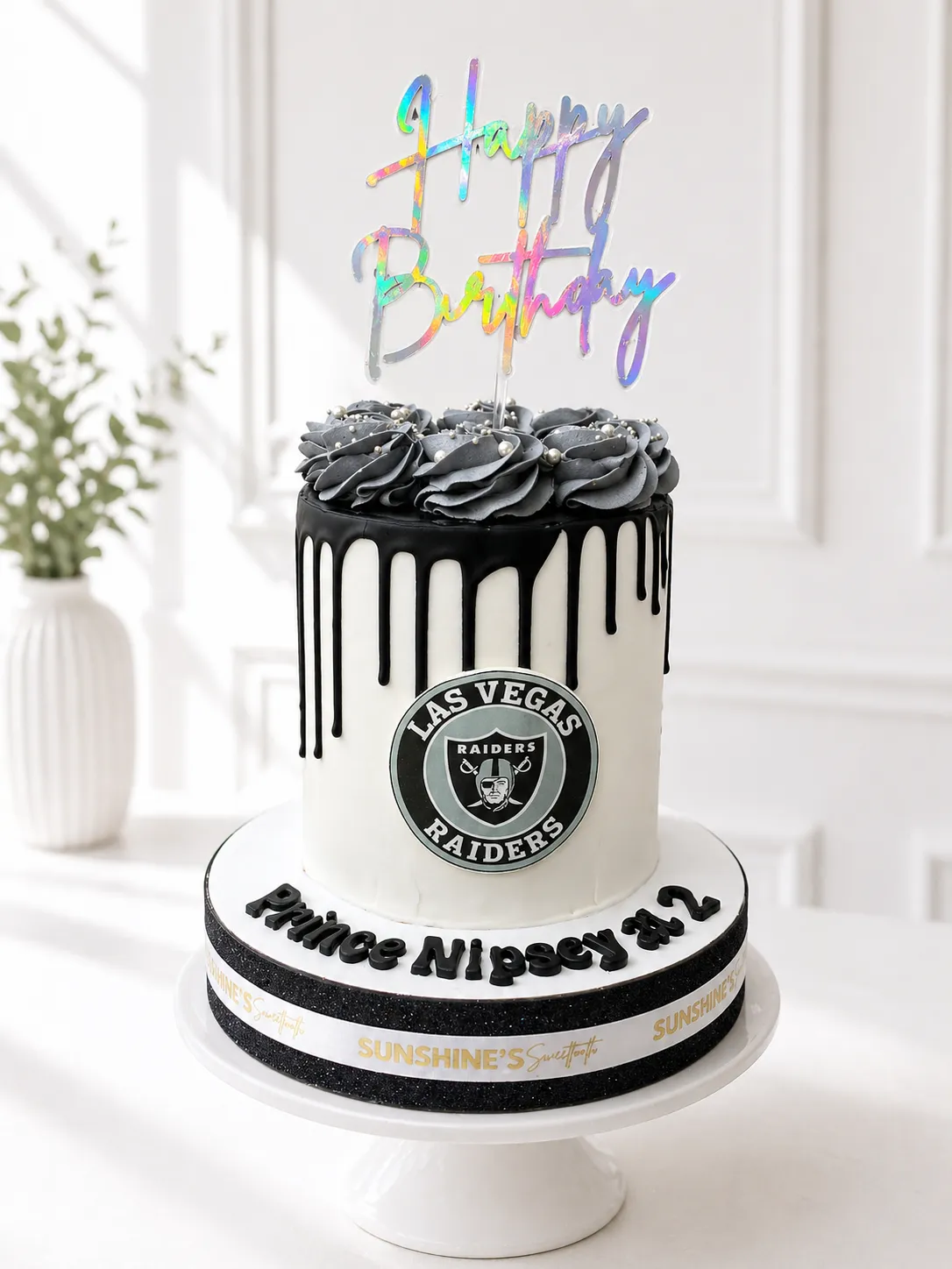 Las Vegas Raiders Birthday Cake | American Football Cake | 01