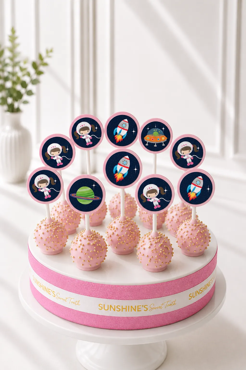 Galaxy Cake Pops | Astronaut Party Cake Pops | 01