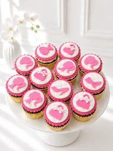 Barbie Cupcakes | Barbie Birthday Cupcakes | 6-Piece Set | 01