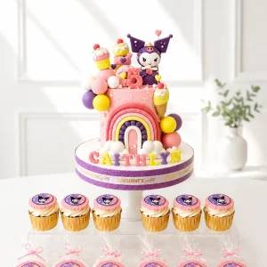 Kuromi Birthday Cake | Sanrio & Friends Cake | 01