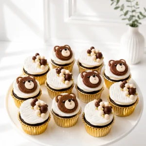 Bear Cupcakes | Teddy Bear Cupcakes | 6-Piece Set | 02