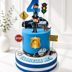 Police Birthday Cake | Police Car Cake | 01