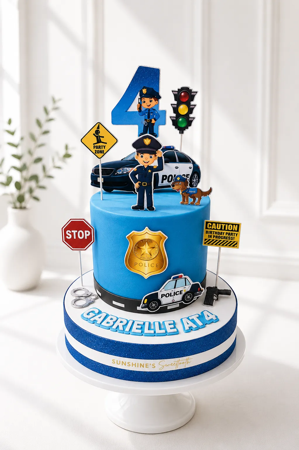 Police Birthday Cake | Police Car Cake | 01