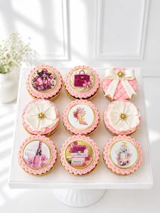 Luxury Fashion Cupcakes | Designer-Inspired Cupcakes | 6-Piece Set | 01