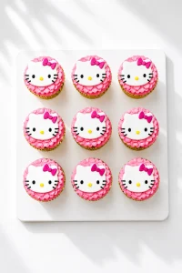 Hello Kitty Cupcakes | Character Theme Cupcakes | 6-Piece Set | 01