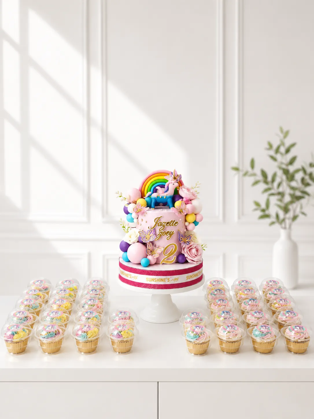 Unicorn Birthday Cake Set | Magical Theme Cake Set | 01
