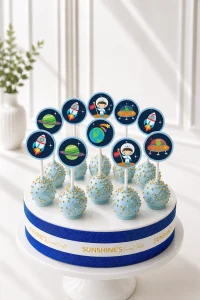 Galaxy Cake Pops | Astronaut Party Cake Pops | 02