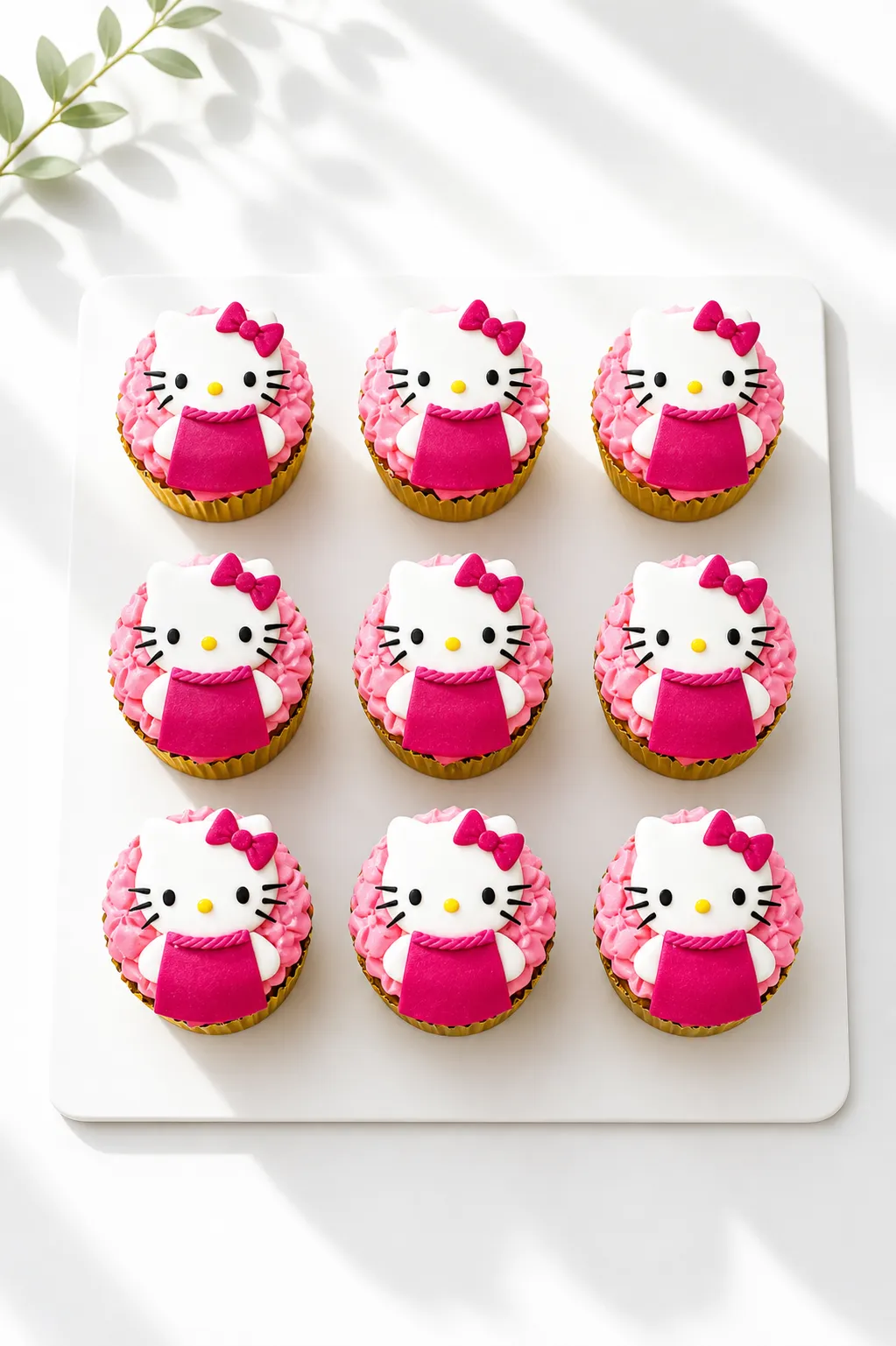 Hello Kitty Cupcakes | Character Theme Cupcakes | 6-Piece Set | 02