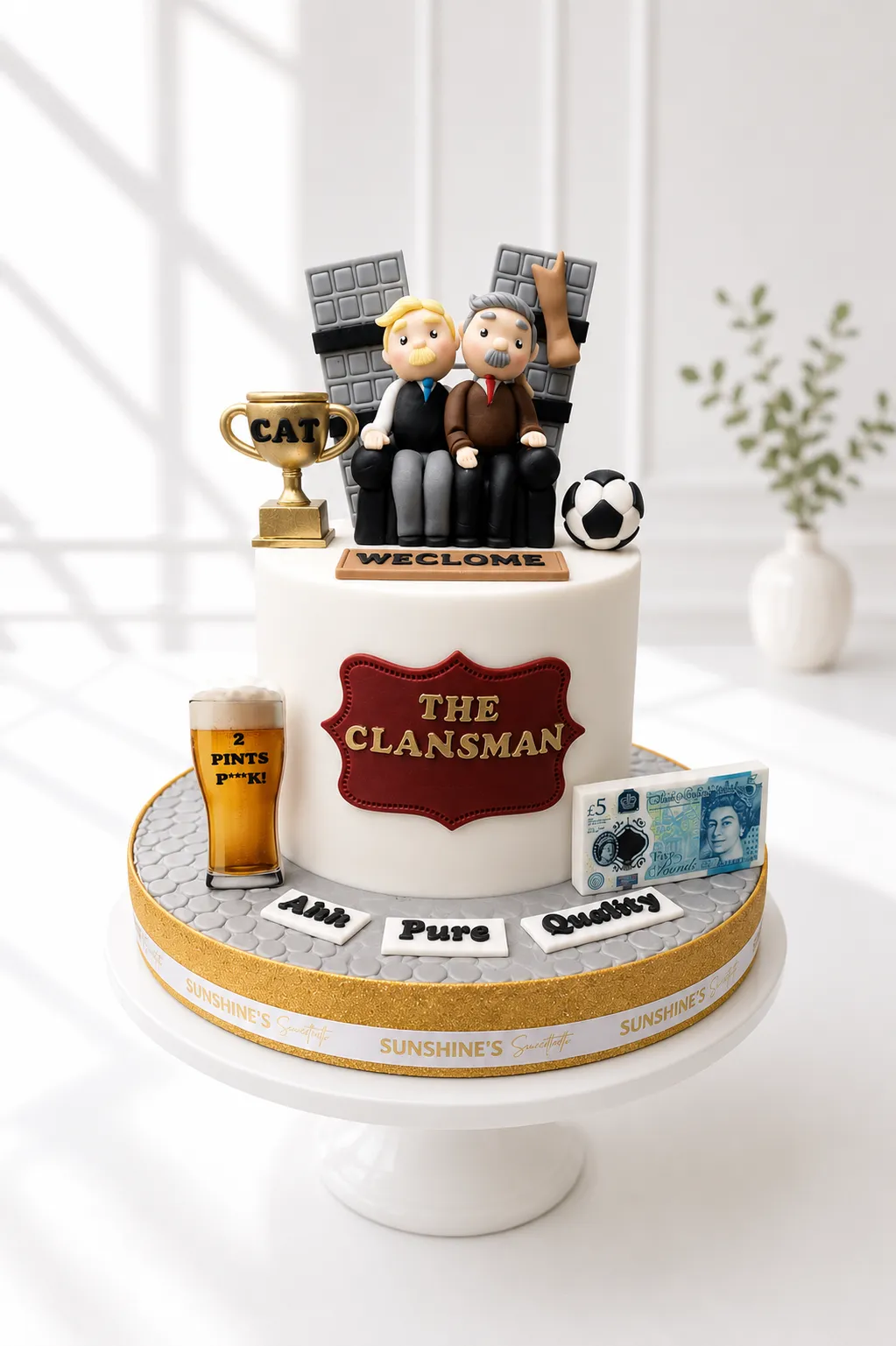 The Clansman-Inspired Birthday Cake | Scotch Whisky Cake | 01