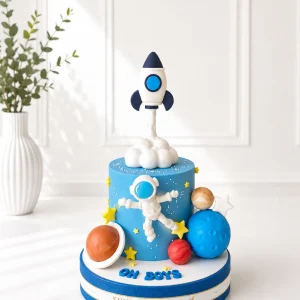 Galaxy Birthday Cake | Astronaut & Outer Space Cake | 03