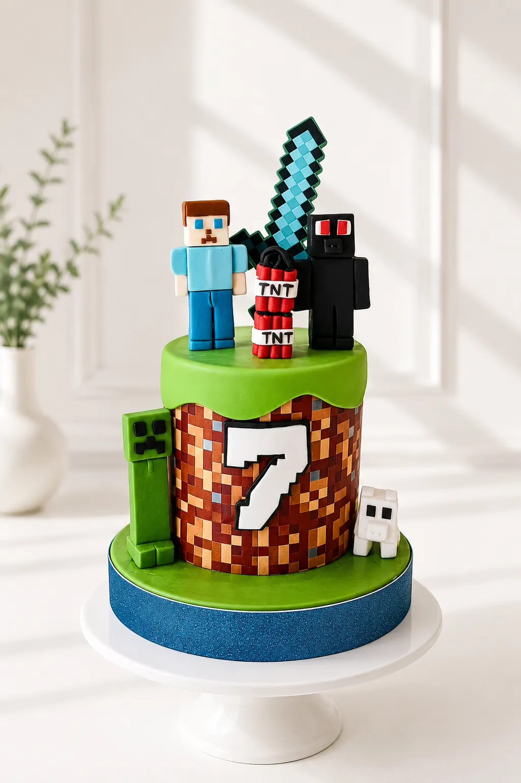 Minecraft Birthday Cake | Gaming Theme Cake | 03