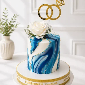 Elegant Wedding Cake | Engagement & Anniversary Cake | 03