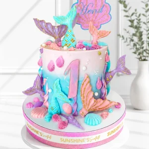 Mermaid Birthday Cake | Under the Sea Cake | 03