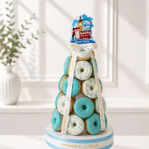 London Theme Donut Tower | 01