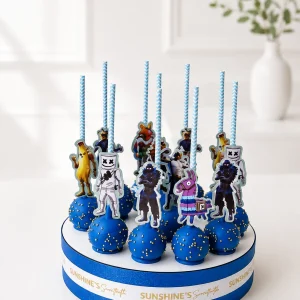 Fortnite Cake Pops | Gaming Theme Cake Pops | 01