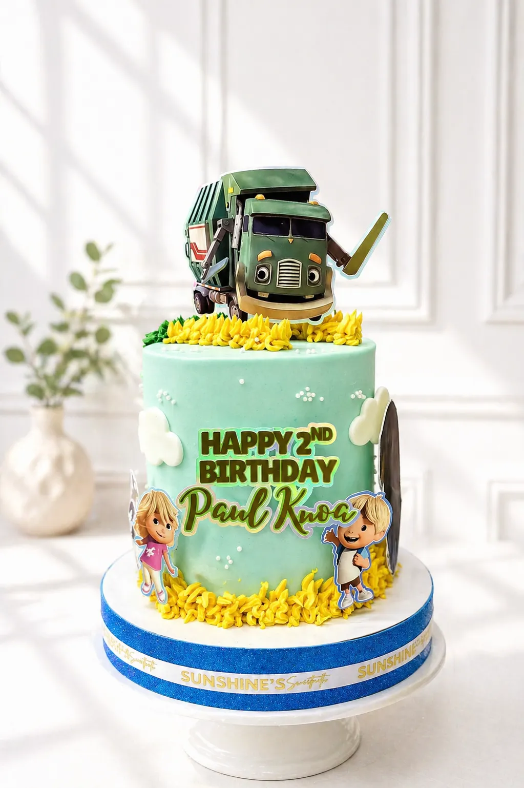 Trash Truck Birthday Cake | Garbage Truck Cake | 01