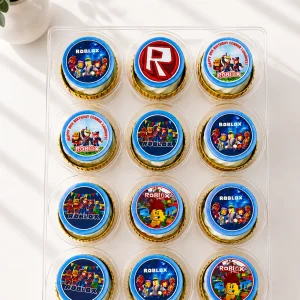 Roblox Buttercream Cupcakes | 6-Piece Set | 02