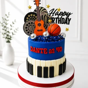 Music Lover Birthday Cake | Guitar Theme Cake | 01