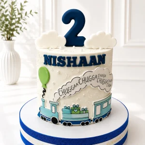 Choo Choo Train Birthday Cake | Train Theme Cake | 01