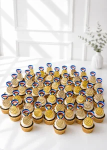 Champion Medal Cupcakes | Sports Victory Cupcakes | 6-Piece Set | 01