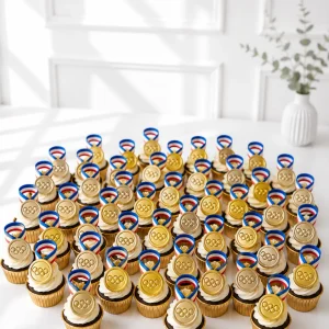 Champion Medal Cupcakes | Sports Victory Cupcakes | 6-Piece Set | 01