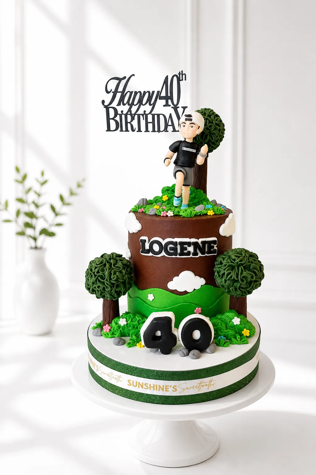 Runner Birthday Cake | Jogging Theme Cake | 01