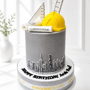 Architect & Engineer Birthday Cake | Dad Celebration Cake | 01