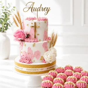 Baptism Cake Set | Baby Dedication Cake Set | 02