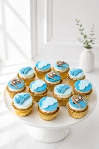 Pilot & Travel Cupcakes | Aviation Theme Cupcakes | 6-Piece Set | 01
