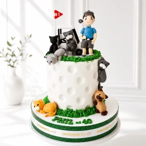 Golf Birthday Cake | Golf Theme Cake | 03