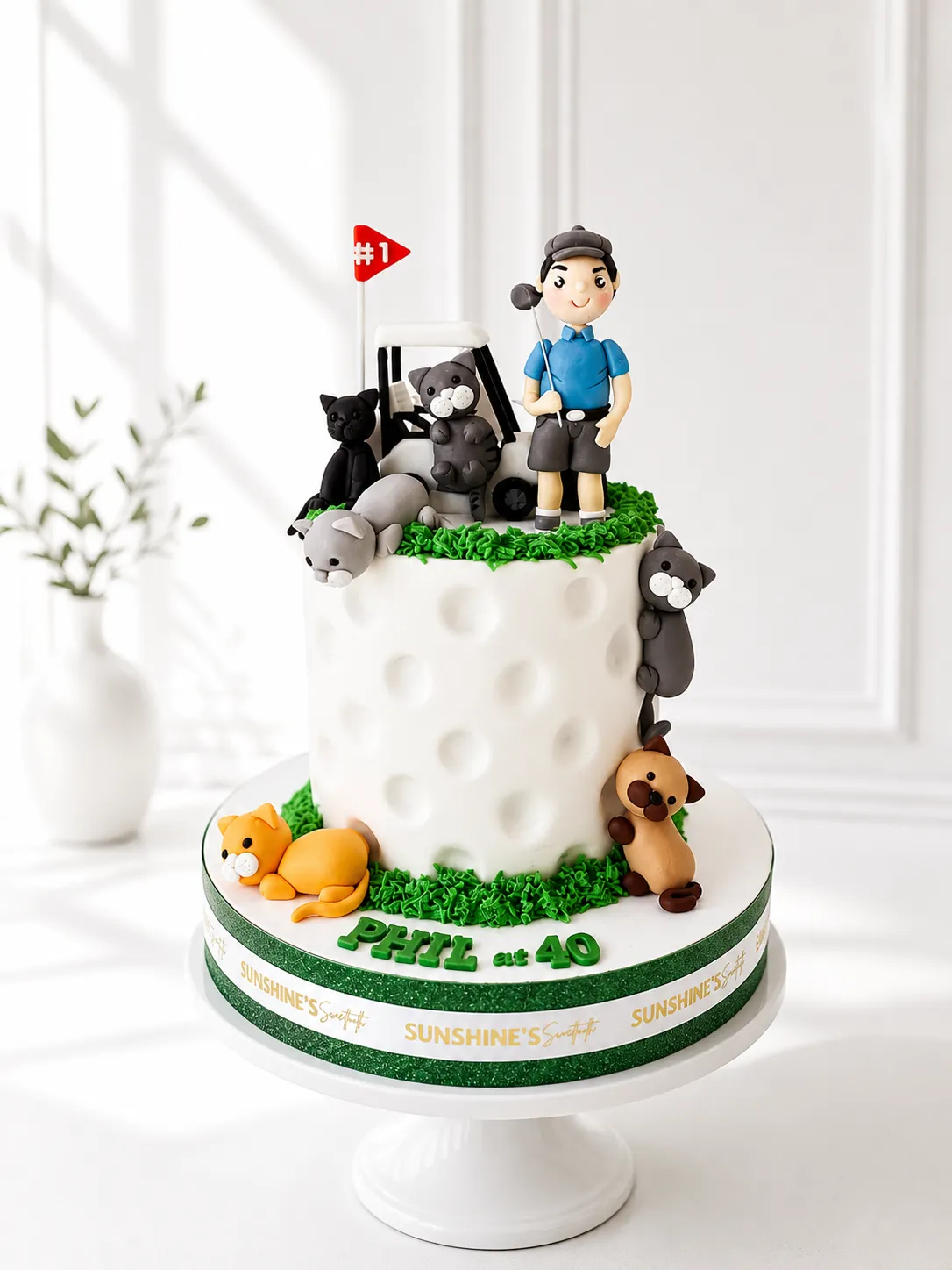 Golf Birthday Cake | Golf Theme Cake | 03