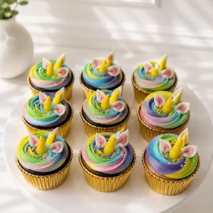 Unicorn Cupcakes | Magical Theme Cupcakes | 6-Piece Set | 01